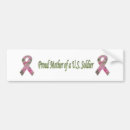 Search for white ribbon bumper stickers Support