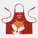 Search for red fox aprons Cute