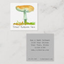 Search for mushroom business cards Watercolor