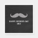 Search for mustache napkins Black