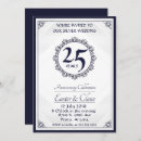 Search for blue anniversary invitations 50th