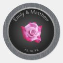 Search for silver pink wedding stickers Modern