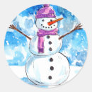 Search for watercolor snowman stickers Scarf