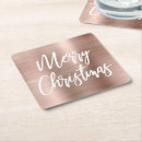 Search for rose gold coasters Brushed metal