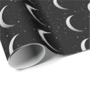 Search for crescent moon wrapping paper Night sky