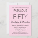 Search for blush pink 50th birthday invitations Elegant birthday party