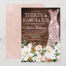 Search for rustic 30th birthday invitations Country