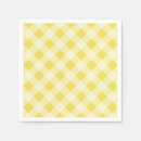 Search for yellow gingham napkins Bbq