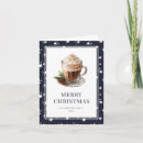 Search for hot chocolate christmas cards Non photo