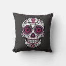 Search for day of the dead pillows Floral skull