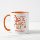 Recherche de halloween citrouille tasses Typographie