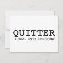 Search for boss leaving cards Good luck