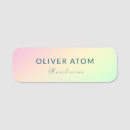 Search for holographic name tags Hair stylist