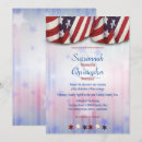 Search for bunting wedding invitations Patriotic