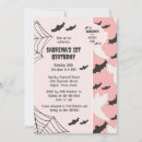 Search for scary halloween birthday invitations Pink