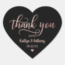 Search for thank you rose stickers Rose gold foil