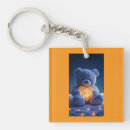 Search for teddy square keychains Heart
