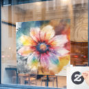 Search for floral window decals Colorful