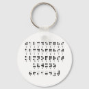 Search for blind keychains Braille
