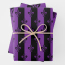 Search for royal purple wrapping paper Black