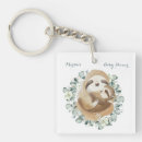 Search for cuddling keychains Watercolor