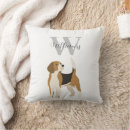 Recherche de chien de beagle coussins Aquarelle