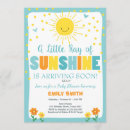 Search for rays of sunshine baby shower invitations Mother to be