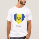 Recherche de drapeau de la barbade vêtements Coeur
