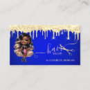 Search for african american business cards Hairdresser