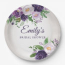 Search for lavender bridal shower plates Greenery