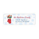 Search for jingle bell return address labels Elegant