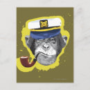 Recherche de chimpanzee postcards cartes postales Tête d'animal