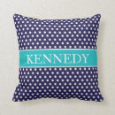 Search for navy and turquoise pillows Preppy