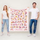 Search for alphabet blankets Pink