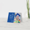 Search for blue graduation thank you cards Trendy