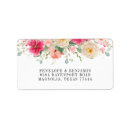 Search for wedding bouquet return address labels Watercolor flower bouquet