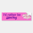 Search for ballerina bumper stickers for her