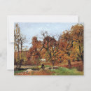 Recherche de peinture pissarro cartes postales Arbres