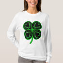 Search for black st patricks day tshirts Clover