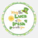 Search for irish tartan stickers St patricks day