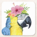 Recherche de perroquet dessous de verres Fleurs
