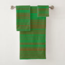 Search for brown and green bath towels Striped