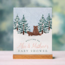 Search for winter baby shower welcome signs Evergreen