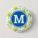 Search for floral pattern buttons Yellow