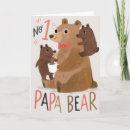 Search for papa bear cards Father