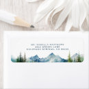 Search for camping return address labels Watercolor