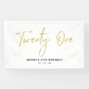 Search for 21st birthday signs Typography