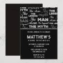 Search for man myth legend invitations Black