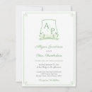 Search for elegant green and white invitations Hydrangea