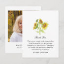 Search for sunflower thank you cards Bereavement